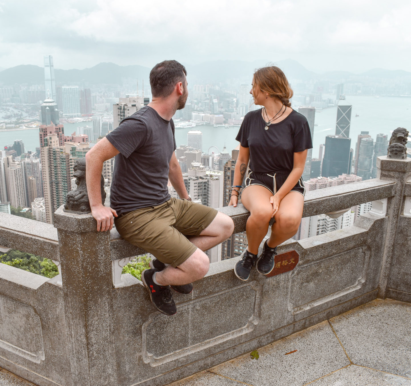 View over Hong Kong island from Victoria Peak during our 3 day Itinerary for Hong Kong
