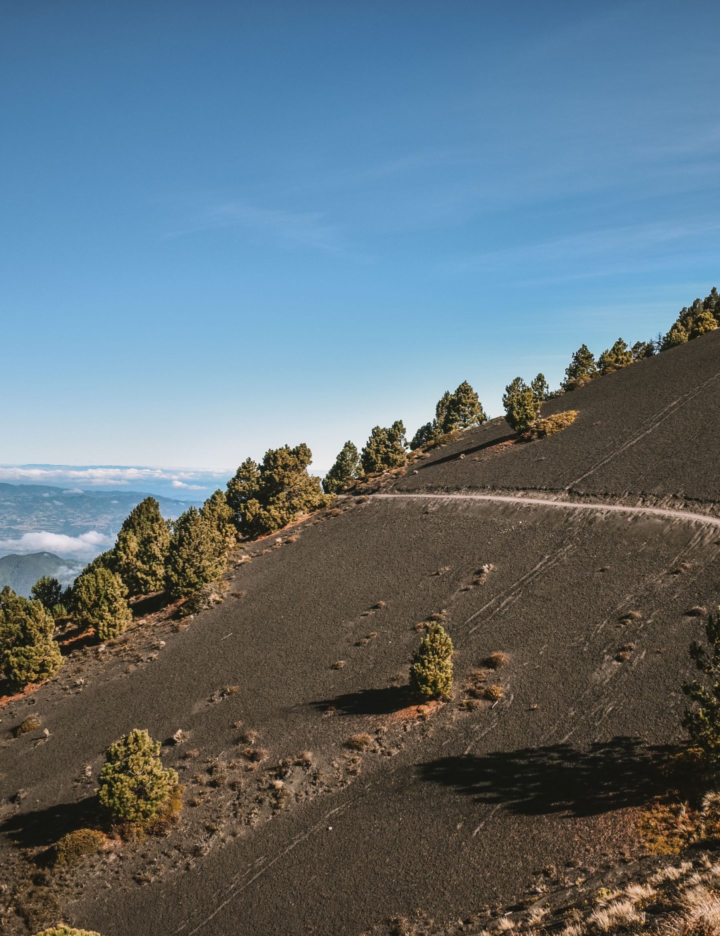The hike up around Acatenango