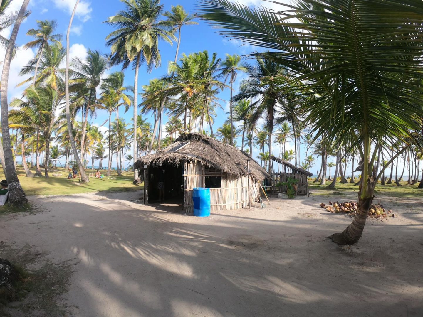Where will I sleep on the San Blas? Hut on the first island