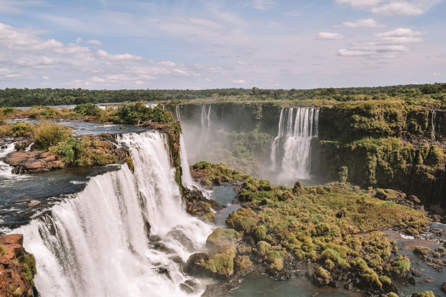Visiting Iguazu Falls national park, couple travel blog
