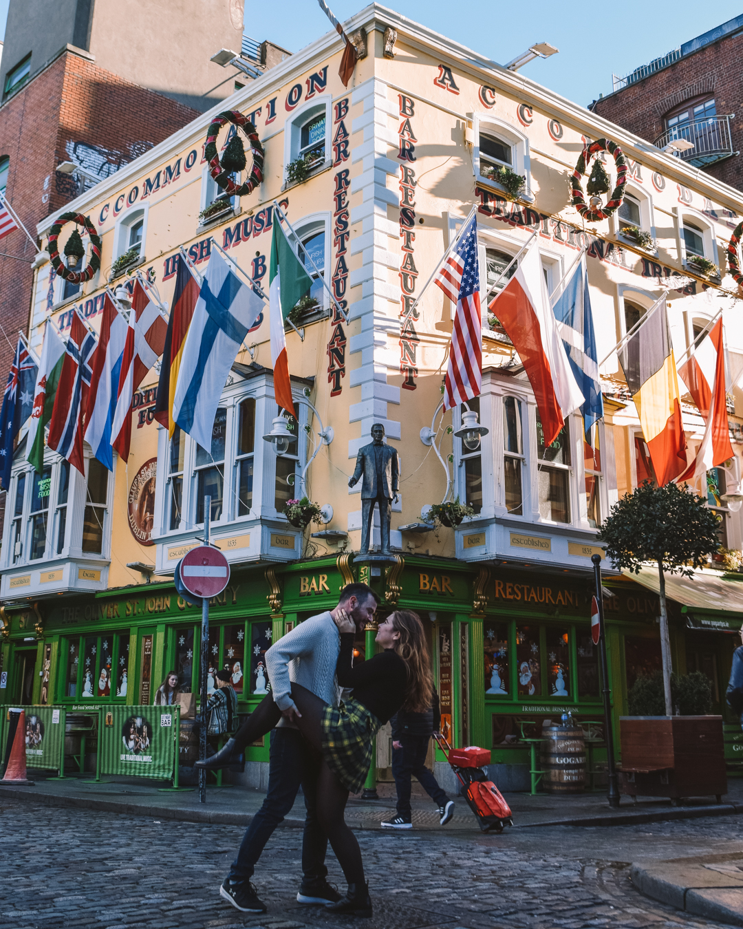 An Irish pub in Dublin, Ireland