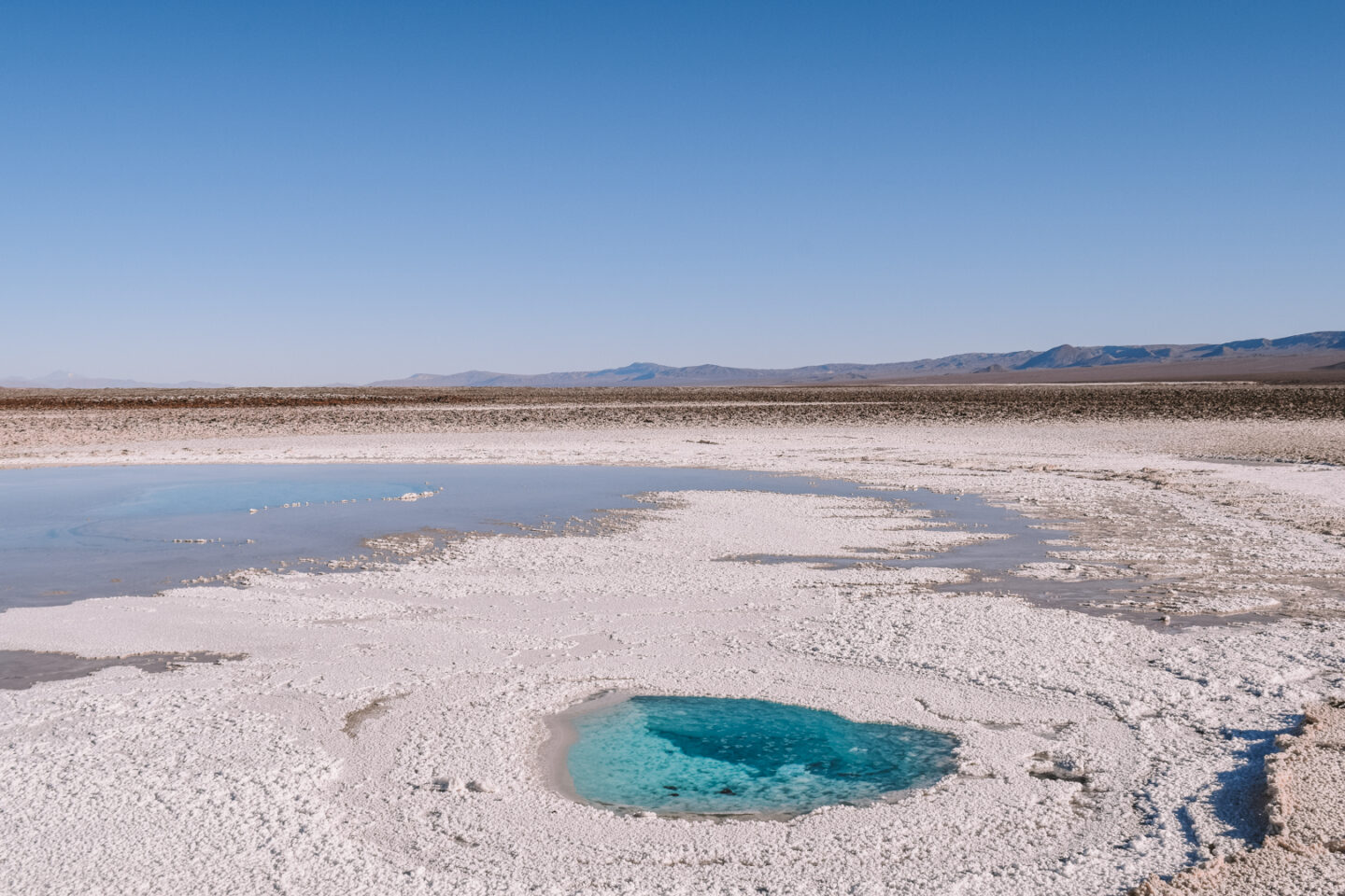 The Hidden Lagoons of Baltinache in the Atacama Desert Chile