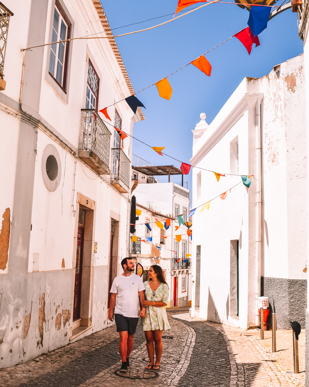 The streets of Lagos town, Portugal