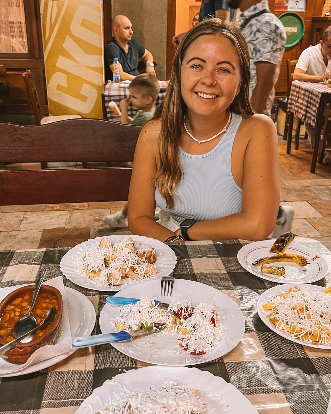 Food in Skopje, North Macedonia