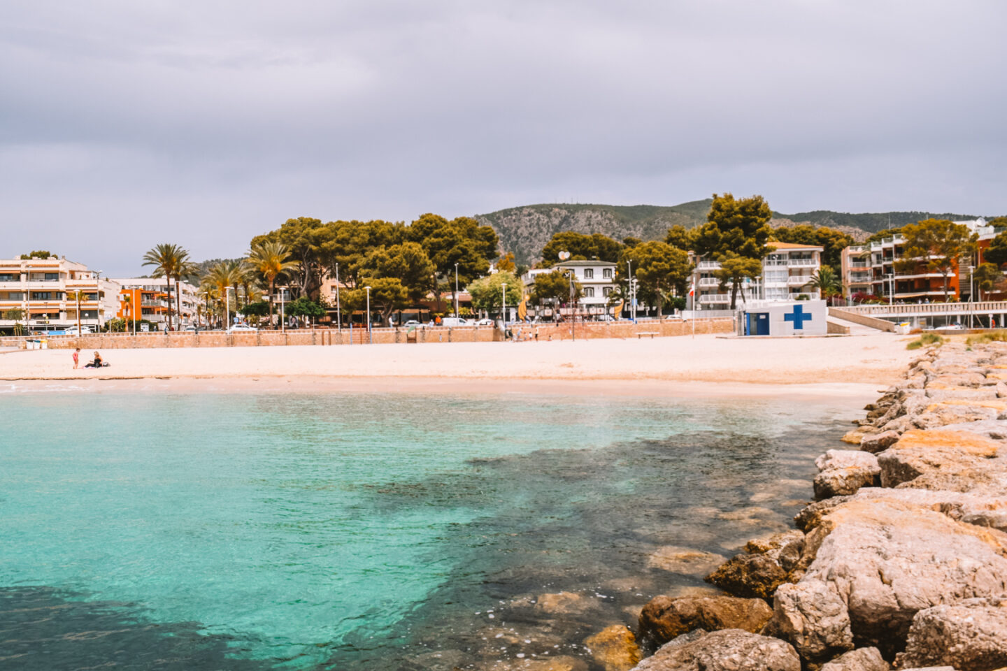 Beach in Palma Nova, Mallorca