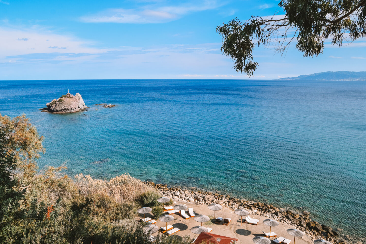 View over the beach in Paphos, Cyprus