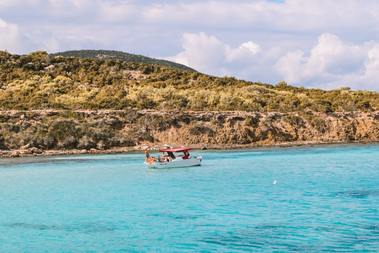 Is there Uber in Cyprus? A boat on the Blue Lagoon, Cyprus