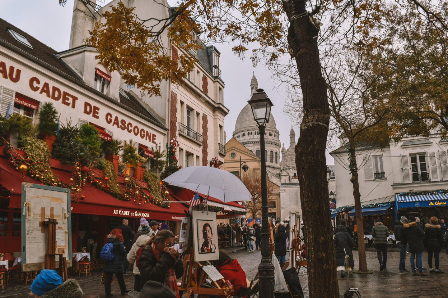 The streets of Montmartre, Paris