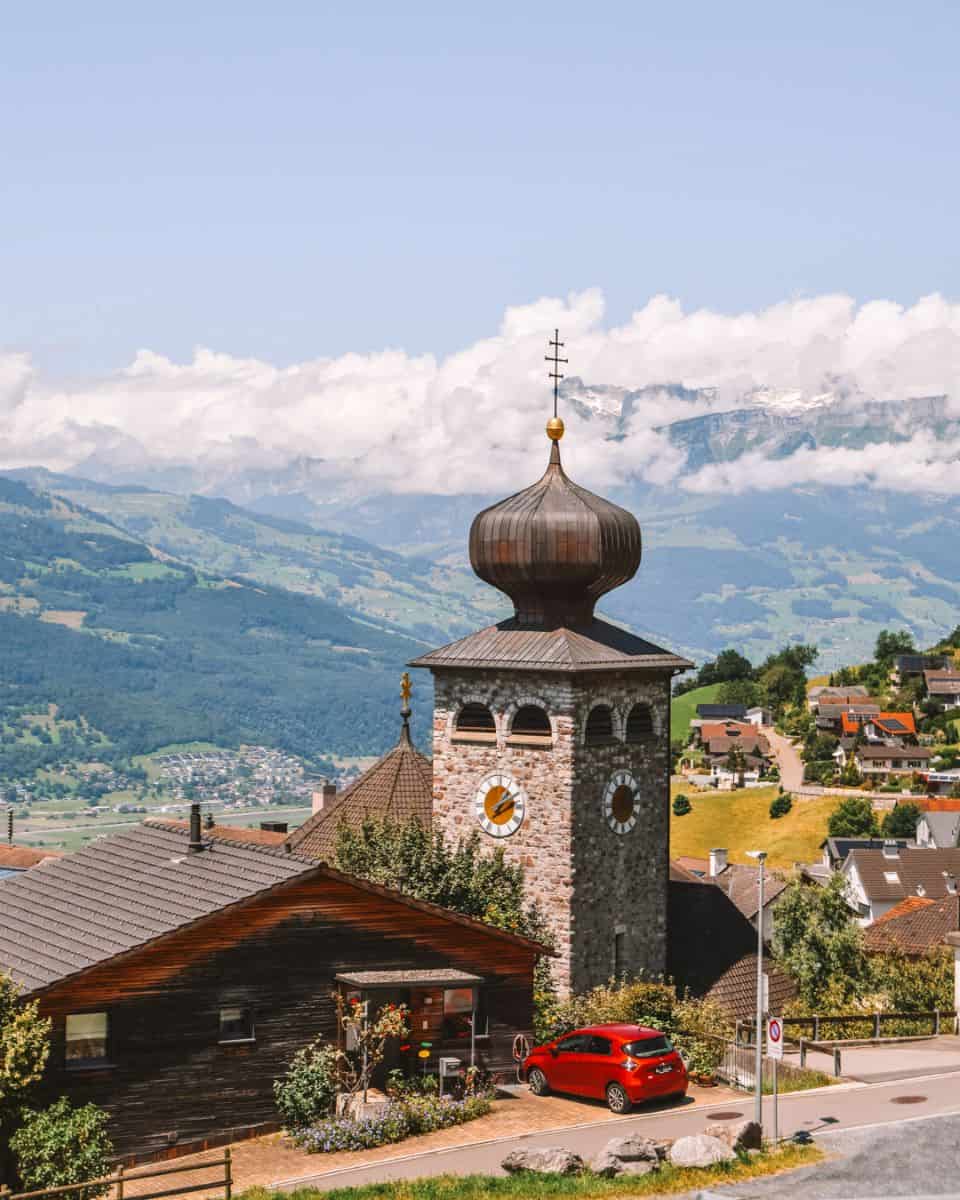 The views over Liechtenstein