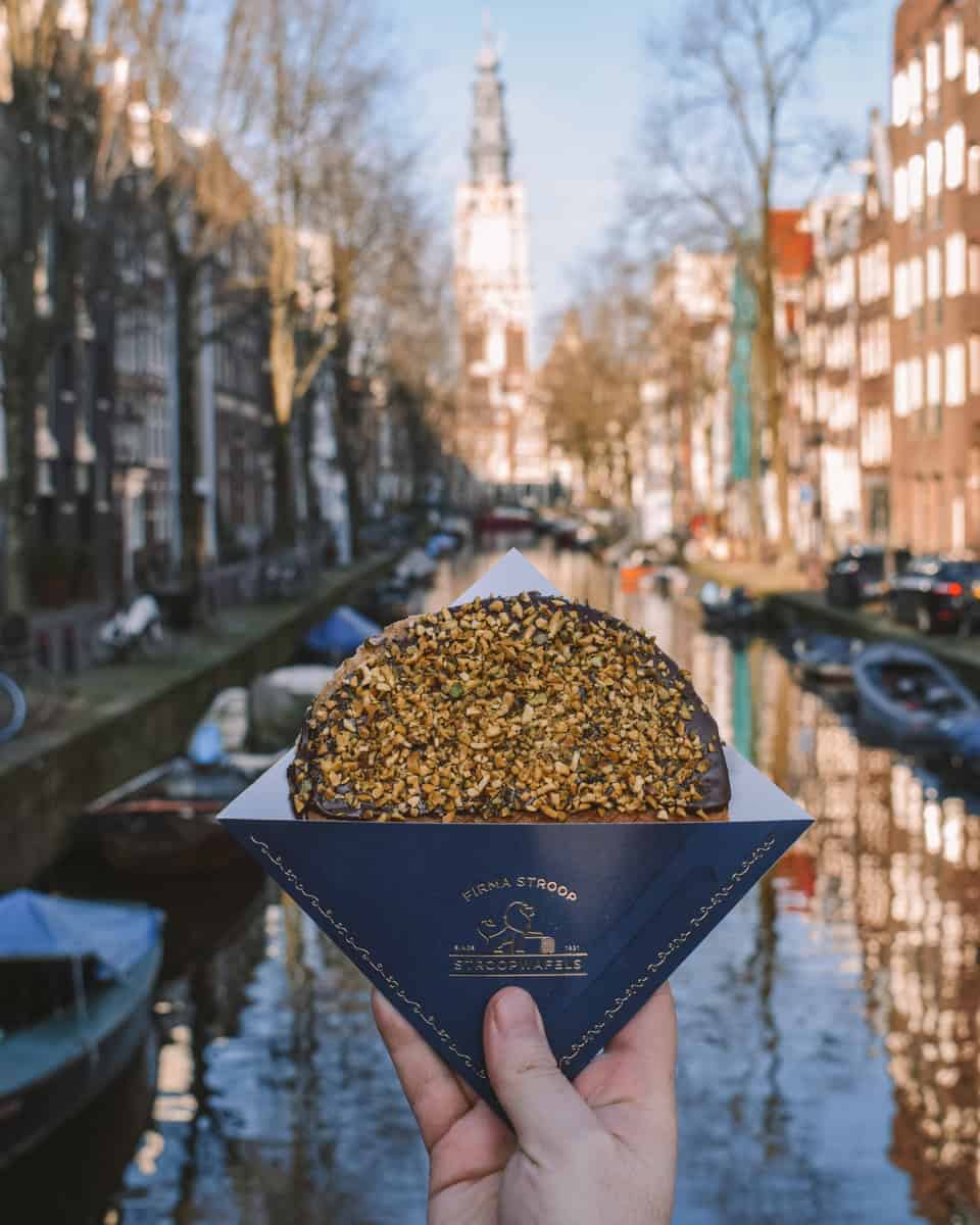 Firma Stroop in Amsterdam with Chocolate and pistachio