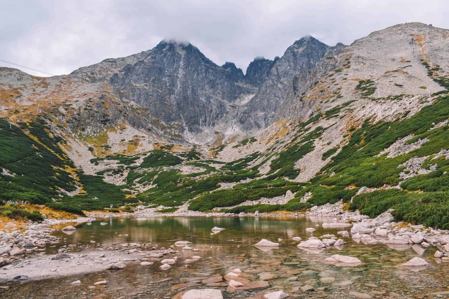 The lake at Skalnaté Pleso